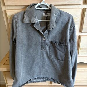 JCL Gray Denim pajamas, style top
